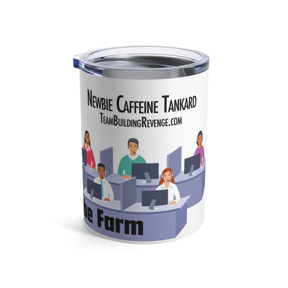 Cube Farm Newbie Caffeine Travel Tankard 10 oz