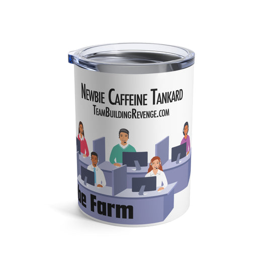 Cube Farm Newbie Caffeine Travel Tankard 10 oz