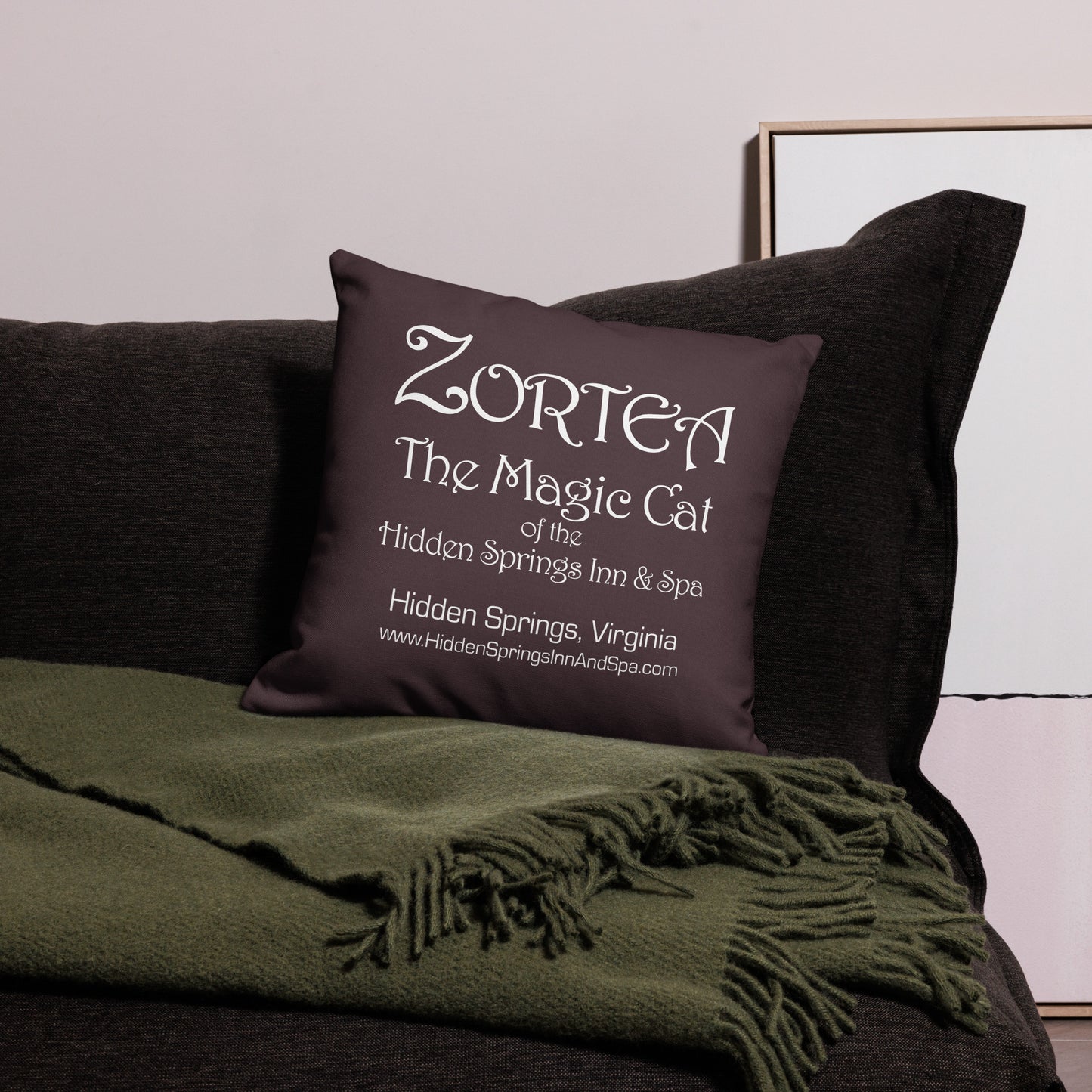 Zortea the Magic Cat Premium Pillow