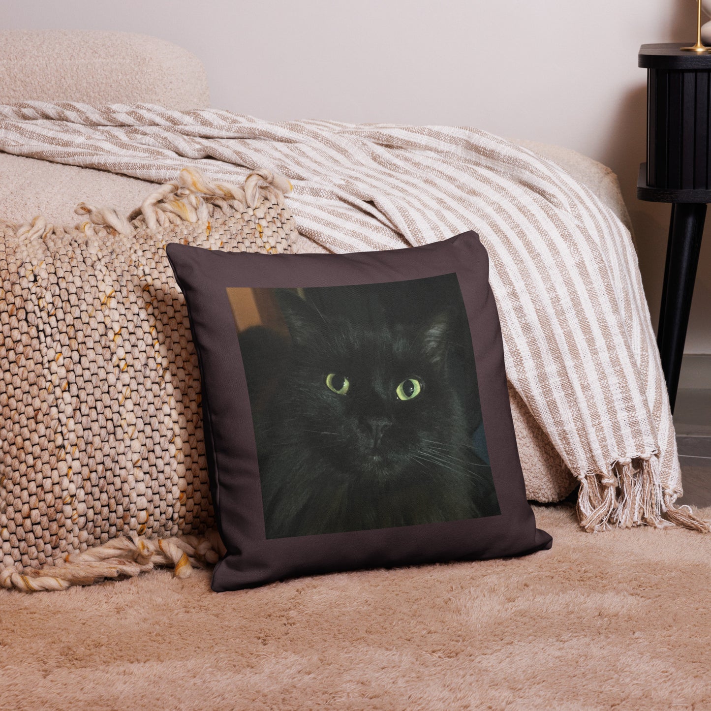 Loretta the Magic Cat Premium Pillow