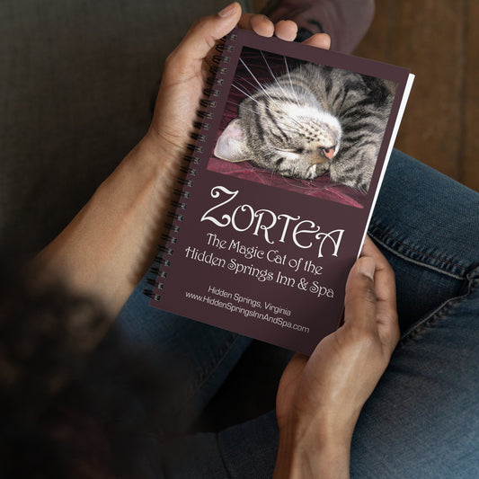 Zortea the Magic Cat Spiral notebook