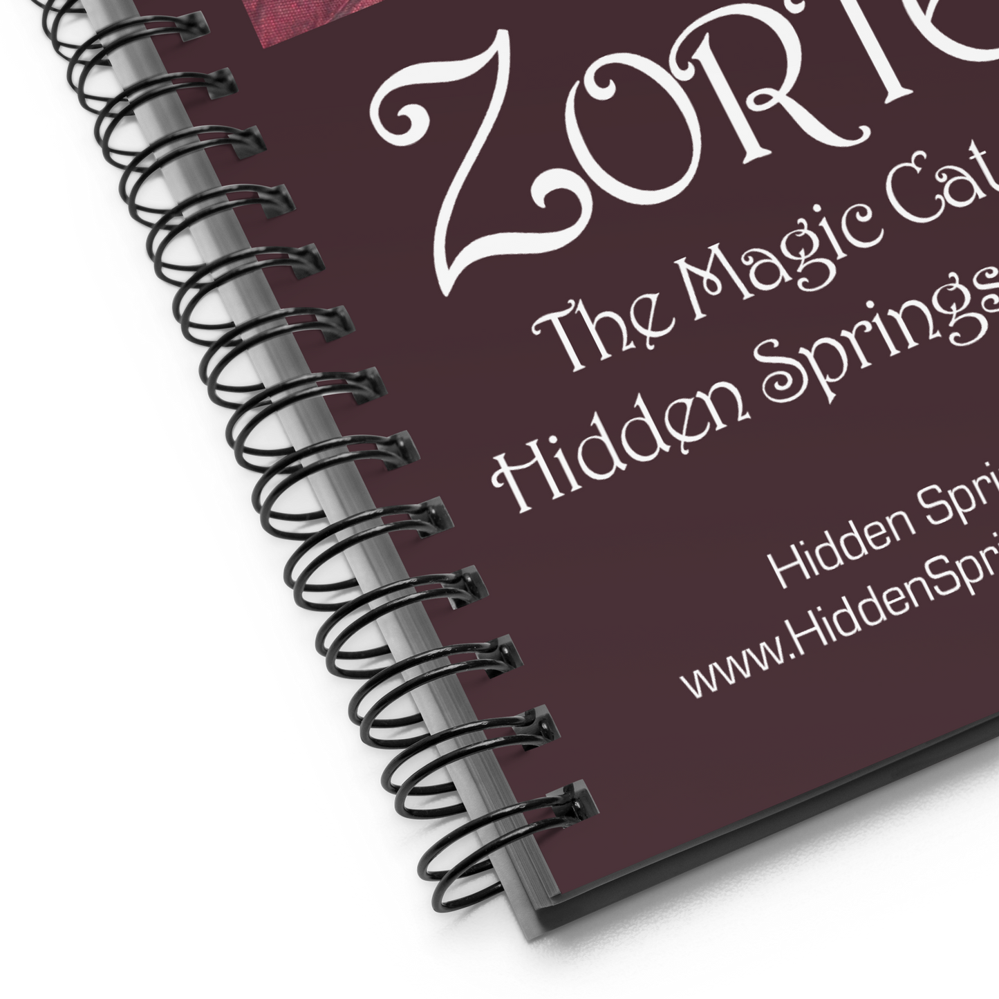 Zortea the Magic Cat Spiral notebook