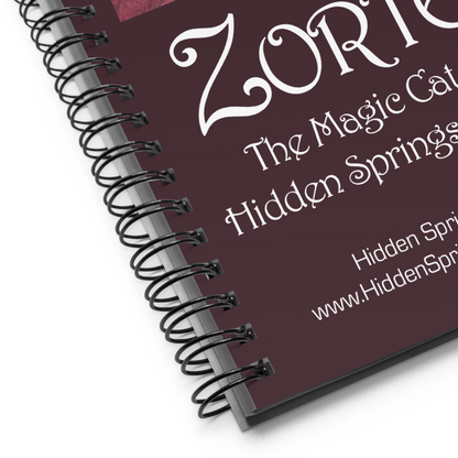 Zortea the Magic Cat Spiral notebook