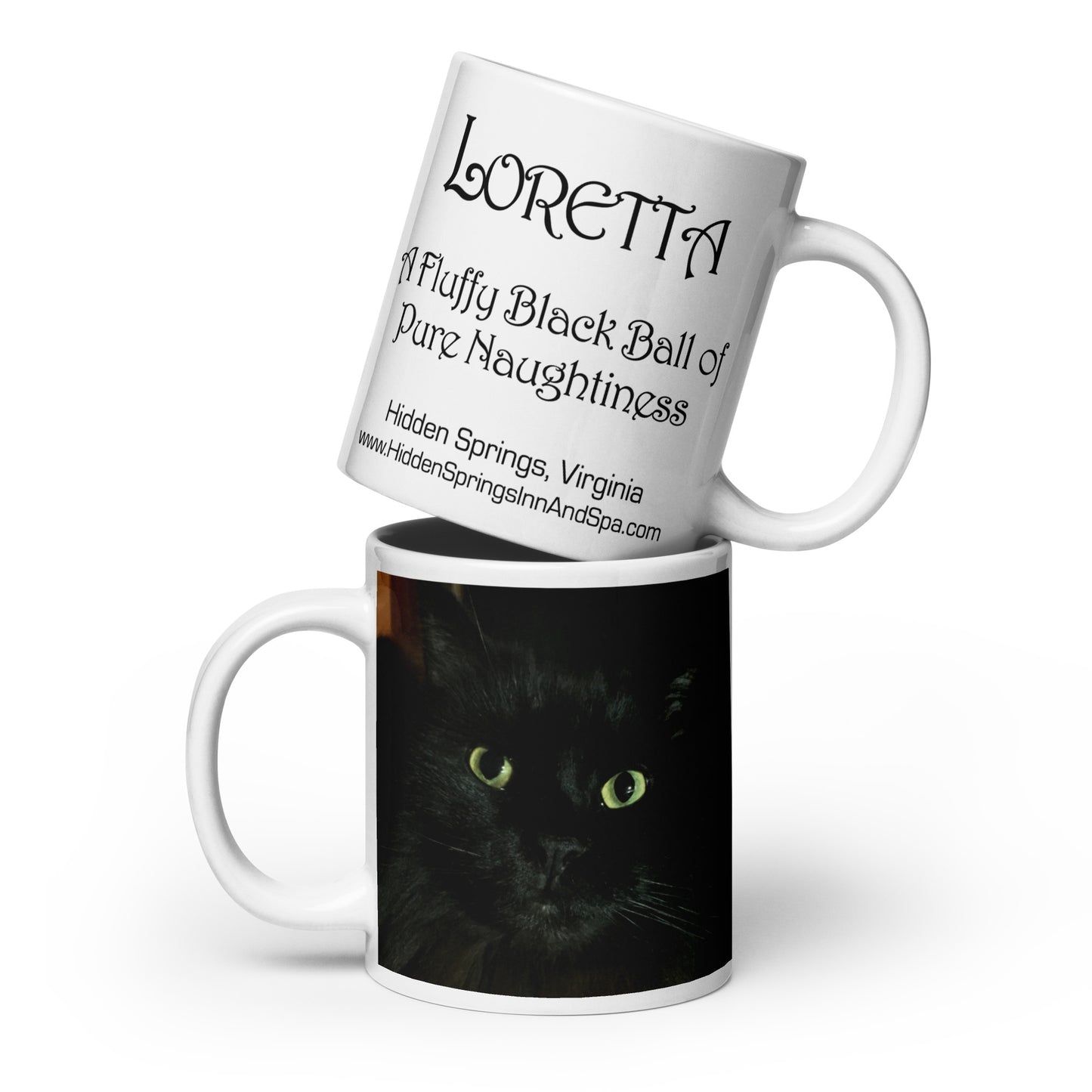 Loretta the Magic Cat mug